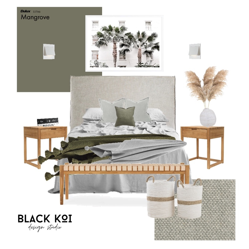 Master Bedroom Mood Board by Black Koi Design Studio on Style Sourcebook