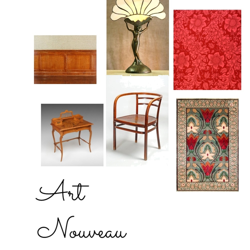 Art Nouveau Mood Board Mood Board by Vanessa Richardson on Style Sourcebook