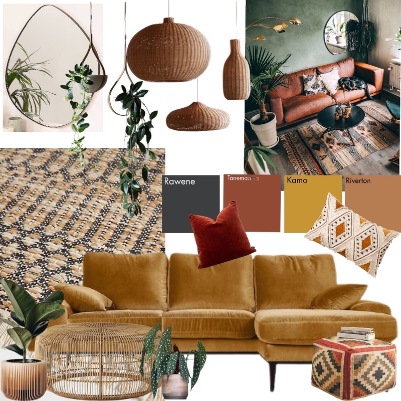 Bohemian Lounge Mood Board by labrckrs on Style Sourcebook