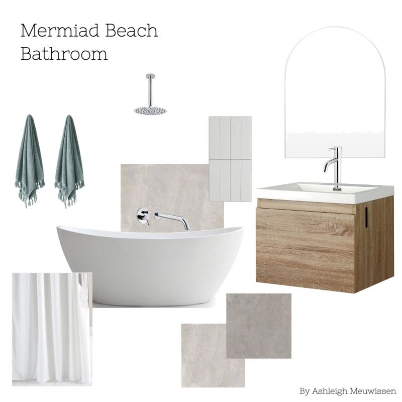 Mermaid Beach Bathroom Mood Board by Eastside Studios on Style Sourcebook