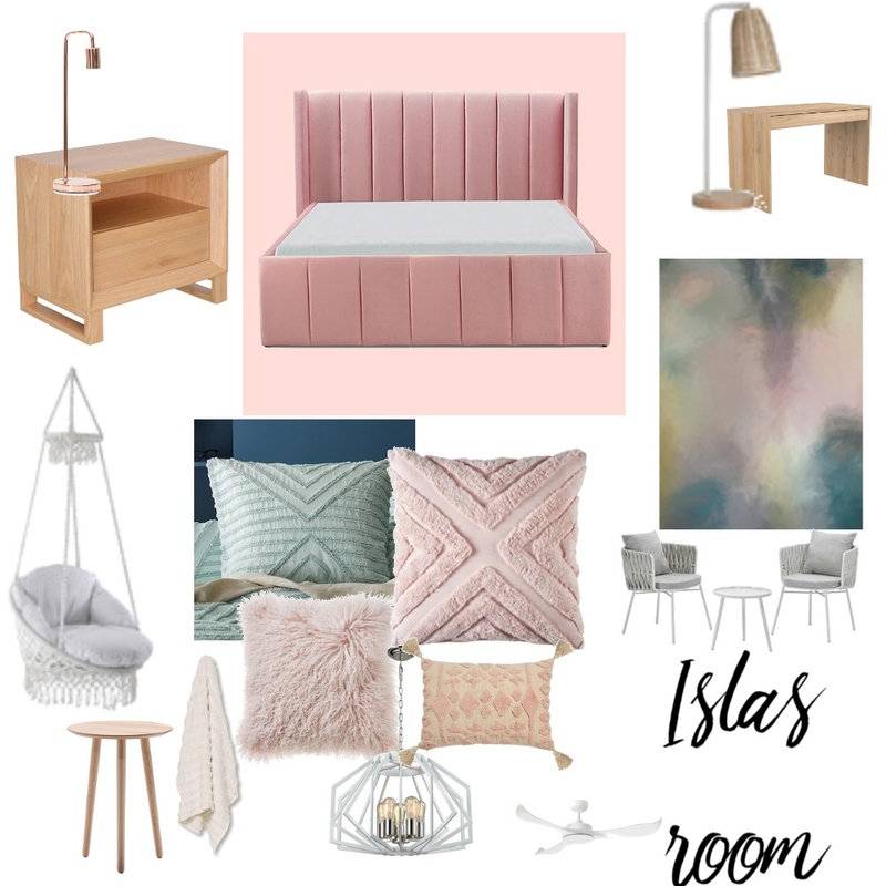 isla's bedroom Mood Board by suziralph on Style Sourcebook