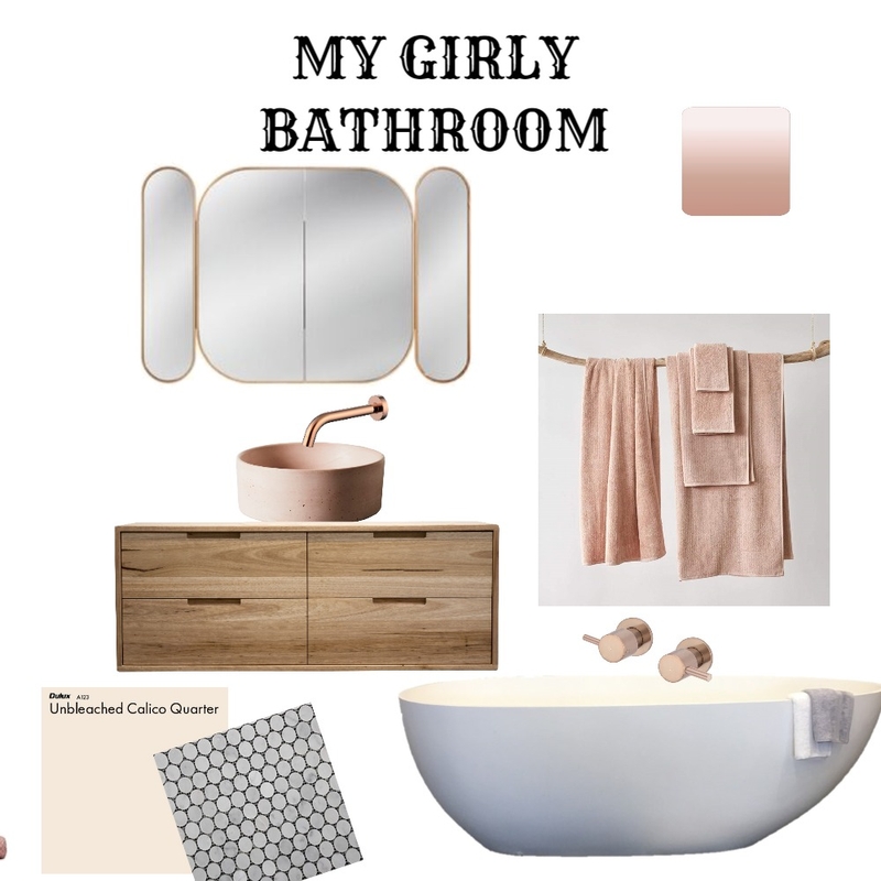 MY GIRLY BATHROOM Mood Board by LYAT on Style Sourcebook