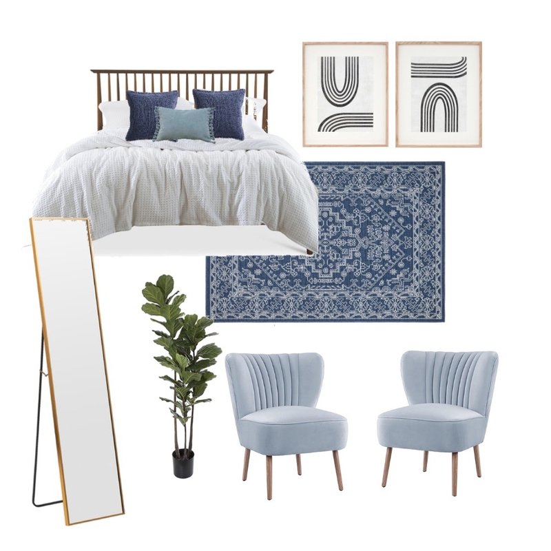 minimal spindle bed Mood Board by iqra on Style Sourcebook