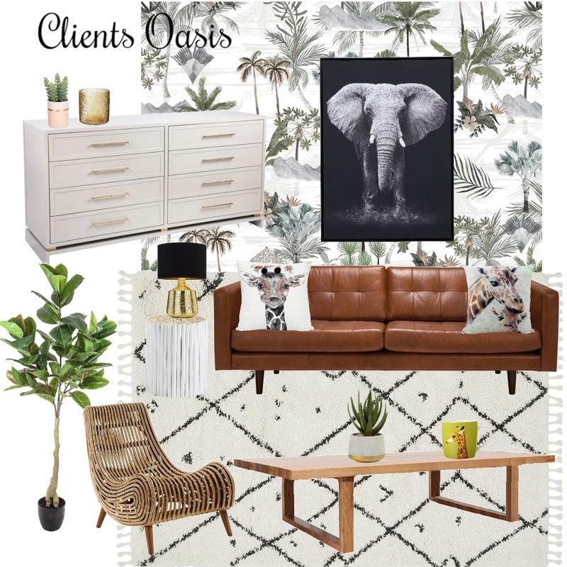 Client's Oasis Mood Board by Katie Anne Designs on Style Sourcebook