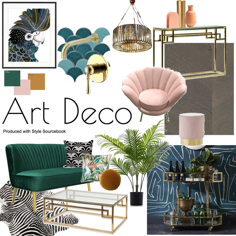 Art Deco Mood Mood Board by kendallhill on Style Sourcebook