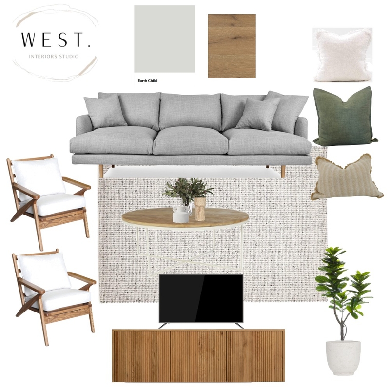 Shoalwater Living Mood Board by WEST. Interiors Studio on Style Sourcebook