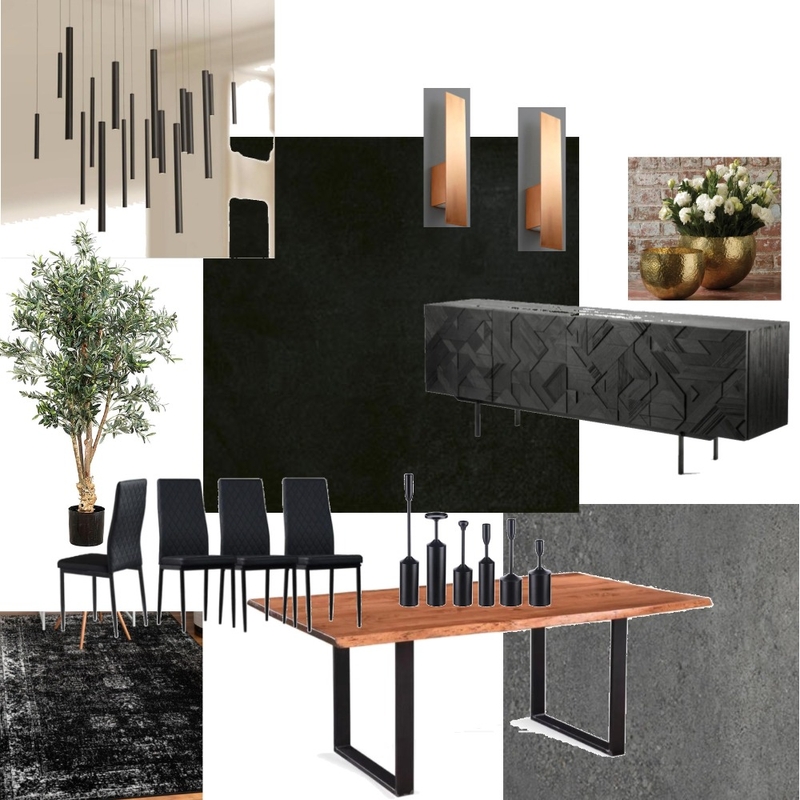 Modern Dining Room Mood Board by N.Y.A Design on Style Sourcebook