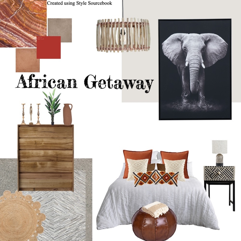African Style Mood Board by taralancaster on Style Sourcebook