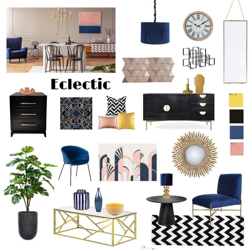 Eclectic Mood Board by ggeorgiafordd on Style Sourcebook
