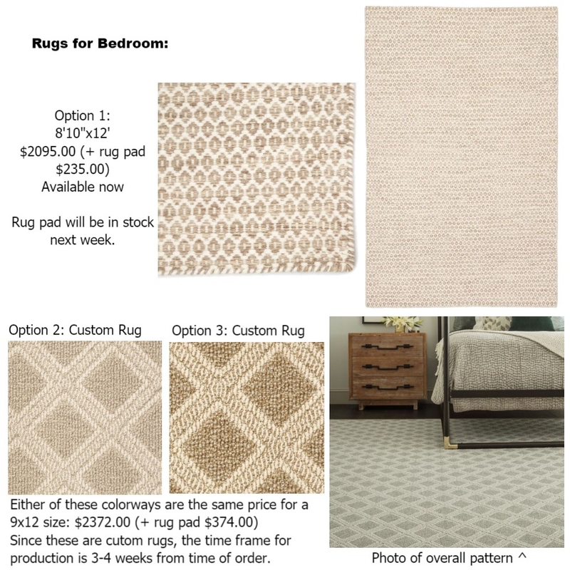 Christy's bedroom rugs Mood Board by Intelligent Designs on Style Sourcebook