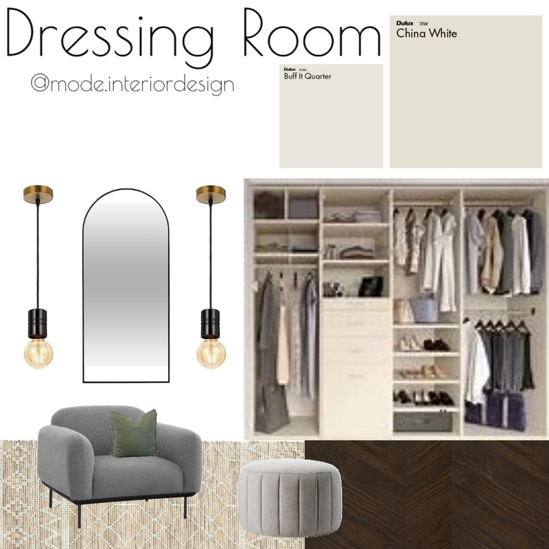 Dressing Room Mood Board by Mode Interior Design on Style Sourcebook