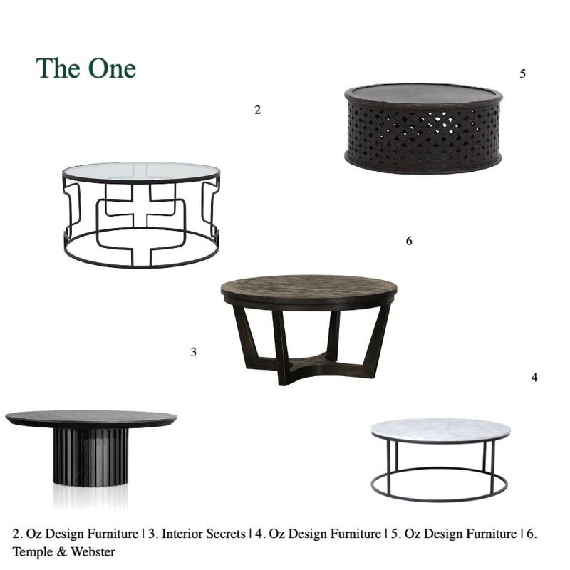 Black Coffee Table Mood Board by Bells & Co. Interiors on Style Sourcebook