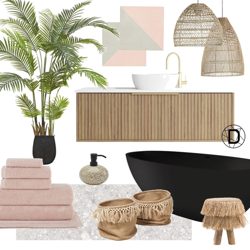 Tiki style bathroom Mood Board by Designingly Co on Style Sourcebook