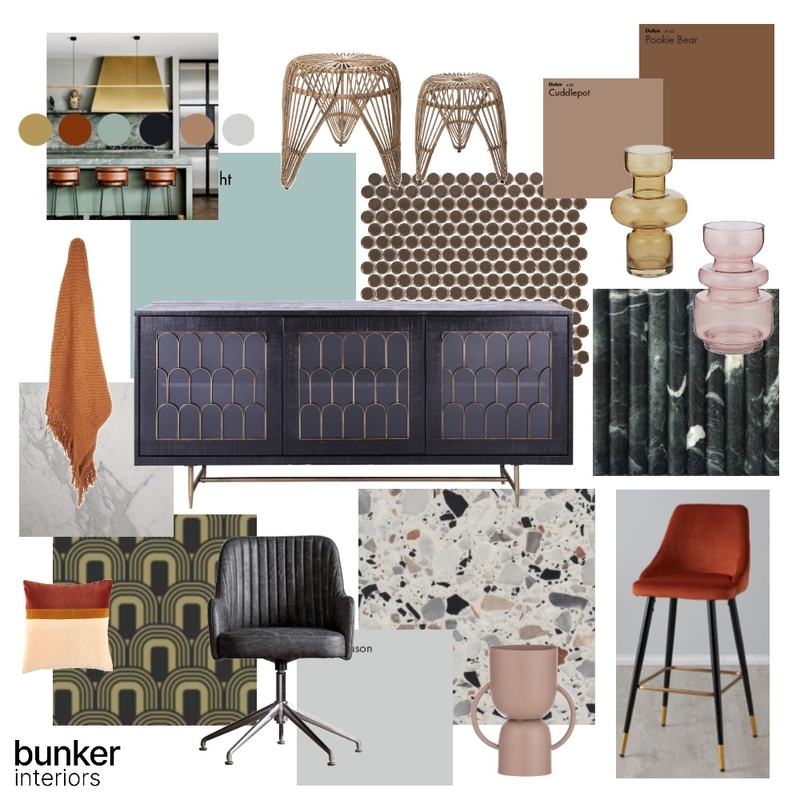 Eclectic Luxe Living Mood Board by Bunker Interiors on Style Sourcebook