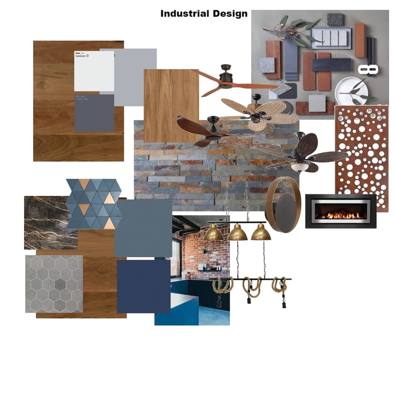 Industrial Mood Board by Snaz-Designs on Style Sourcebook