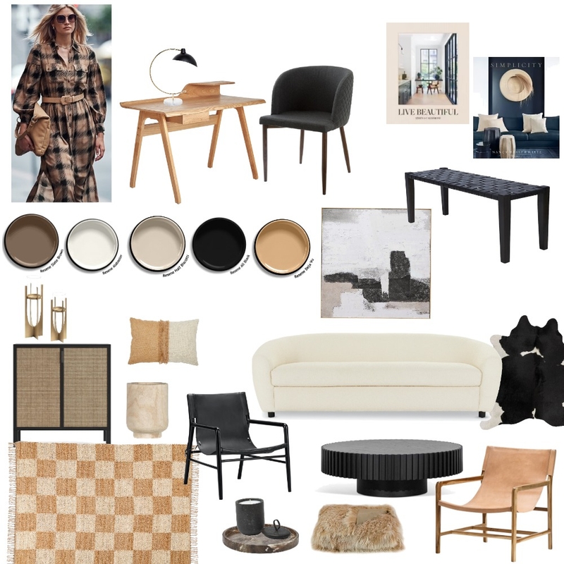 Fashion inspired moodboard Mood Board by Mindful Interiors on Style Sourcebook