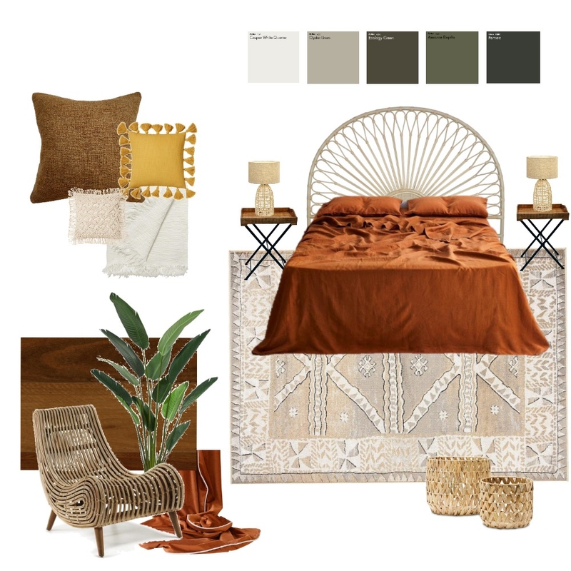 Bold Bohemian Mood Board by Studio LJW on Style Sourcebook