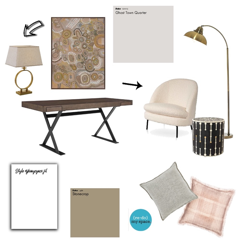 Test Mood Board by re-do my space on Style Sourcebook