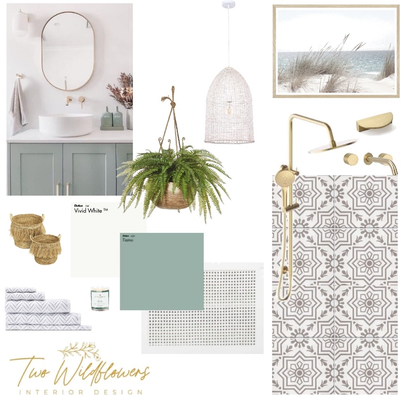 Bonnie's bathroom renovation Mood Board by Two Wildflowers on Style Sourcebook
