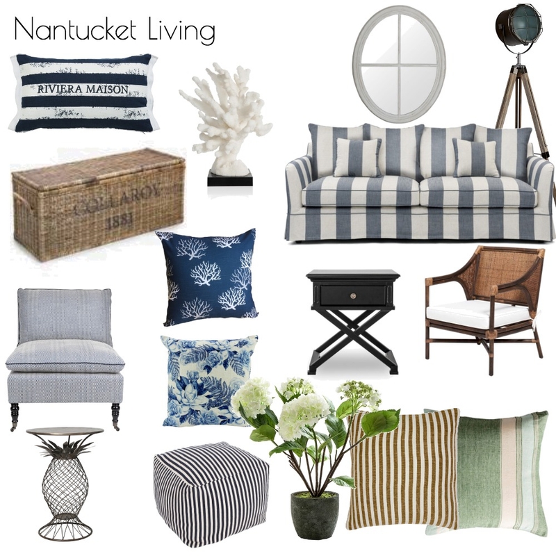 Nantucket Living Mood Board by Beach Road on Style Sourcebook