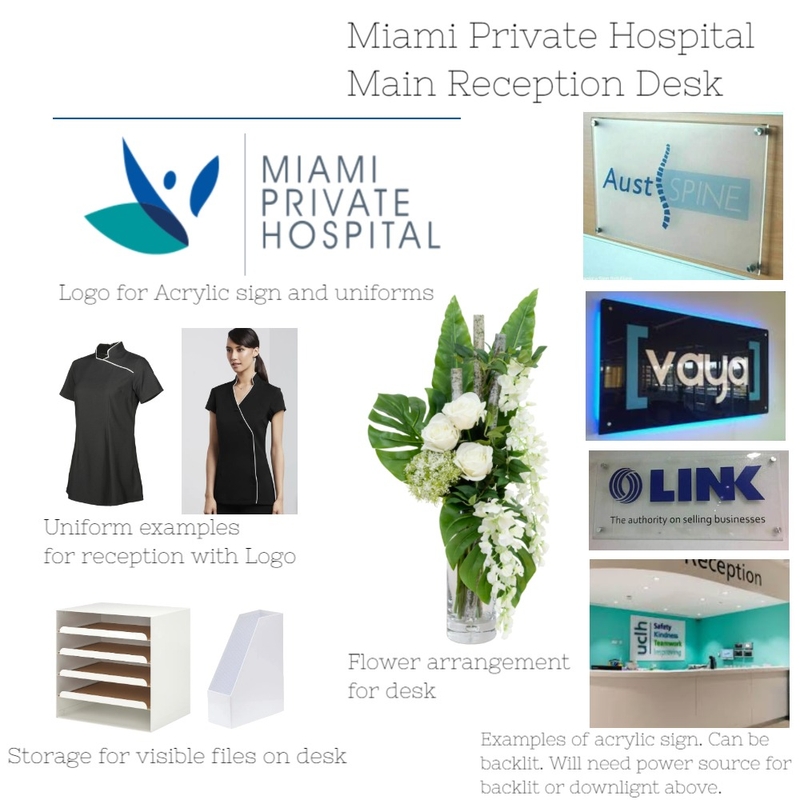 Miami Day Hospital Main Reception Mood Board by Simply Styled on Style Sourcebook