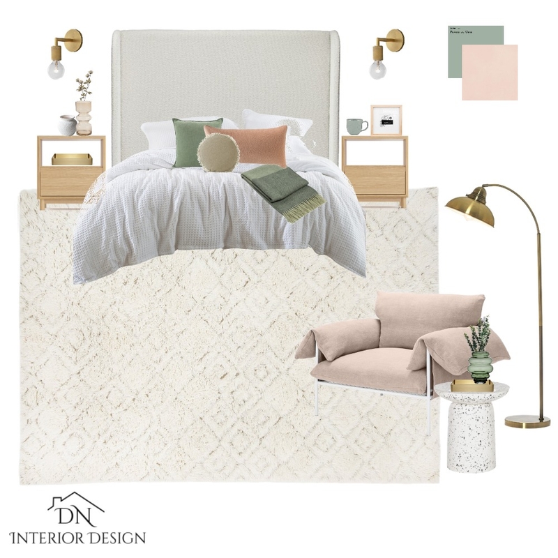 Modern Bedroom Mood Board by DN_InteriorDesign_ on Style Sourcebook
