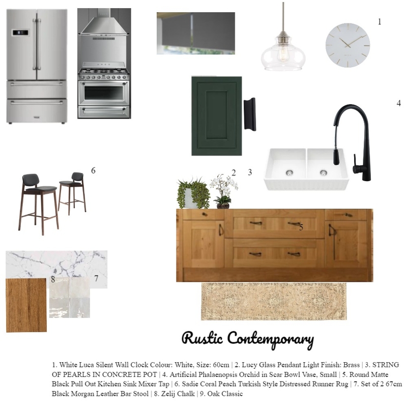 Kitchen final Mood Board by Hloni Makuluma on Style Sourcebook