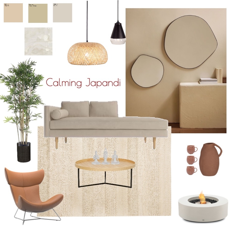 Calming Japandi Mood Board by MariVicente on Style Sourcebook