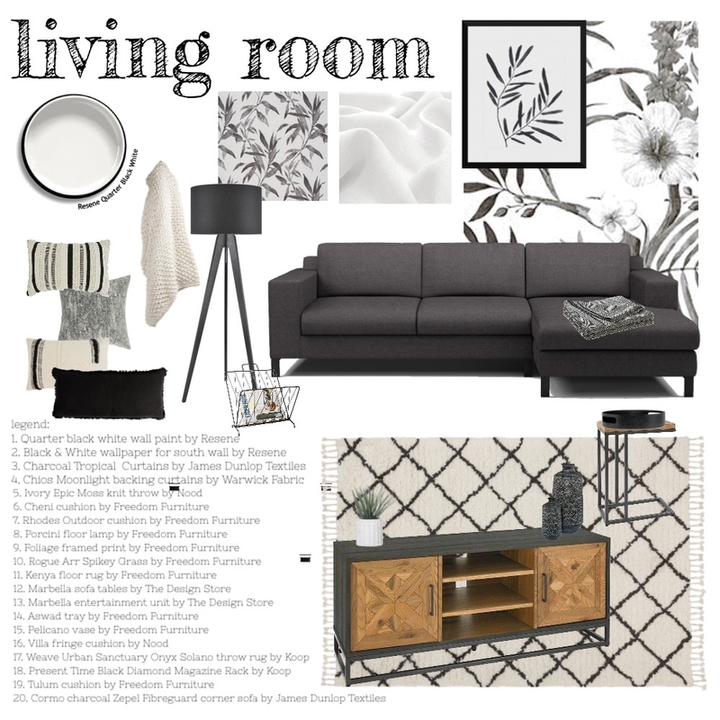 Living room Mood Board by Shanmck24 on Style Sourcebook