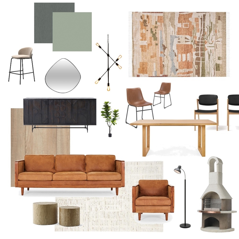 transitional retro warm Mood Board by Kayrener on Style Sourcebook