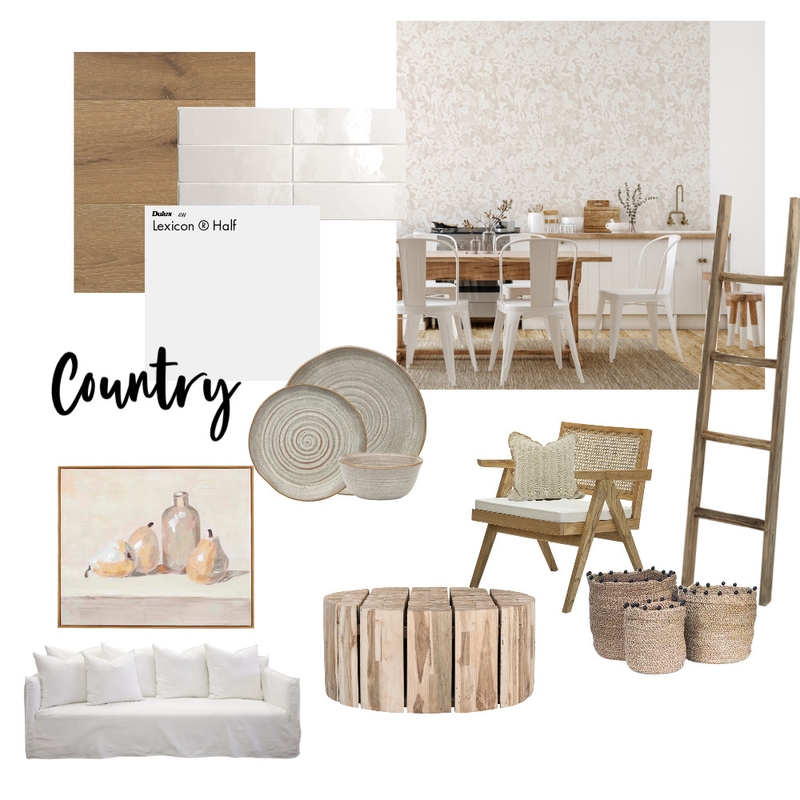 Country Mood Board by MikaelaSalt on Style Sourcebook