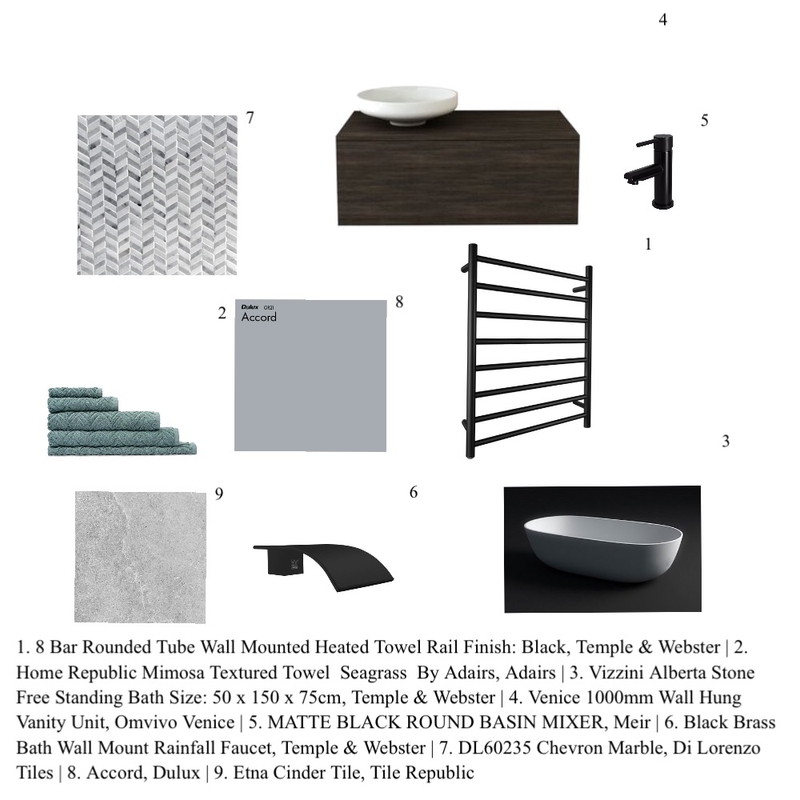 Bathrooms Mood Board by Catherine Hotton on Style Sourcebook