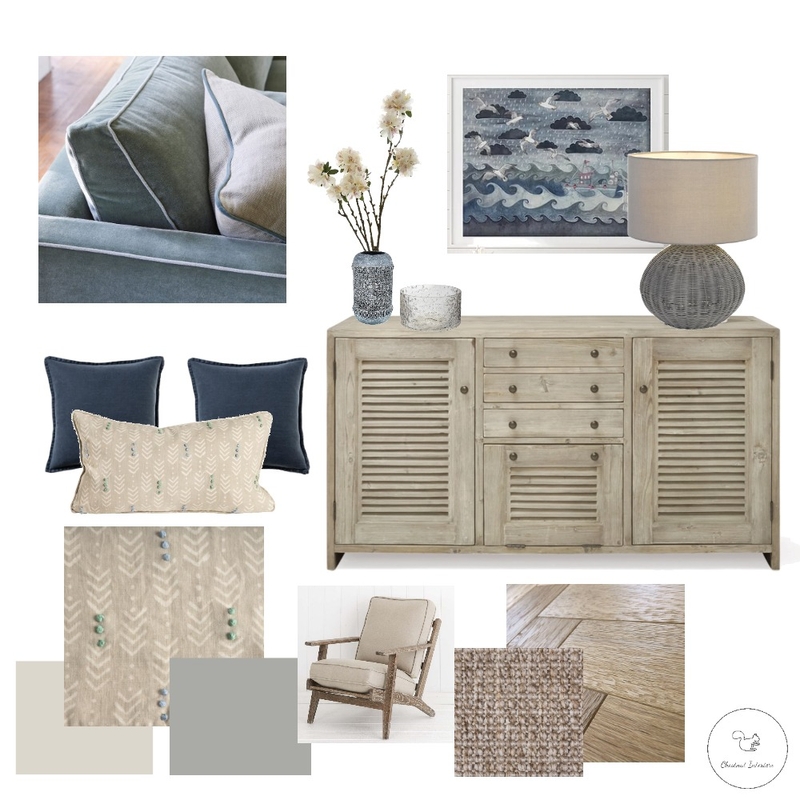 coastal living room Mood Board by Chestnut Interior Design on Style Sourcebook