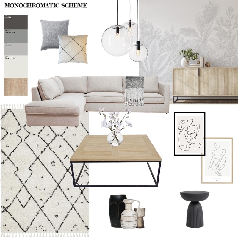 LIVING ROOM - GRAY HAVEN - 1 Mood Board by Dorothea Jones on Style Sourcebook