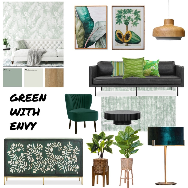 Green With Envy Mood Board by Di Taylor Interiors on Style Sourcebook
