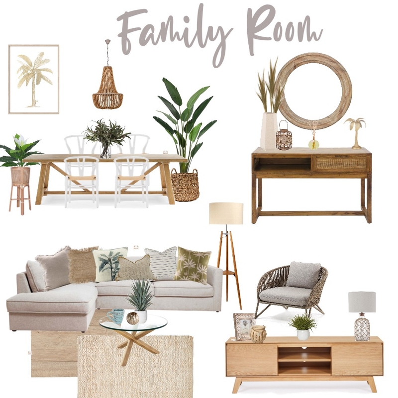 Family Room Mood Board by Pineapple Interiors on Style Sourcebook