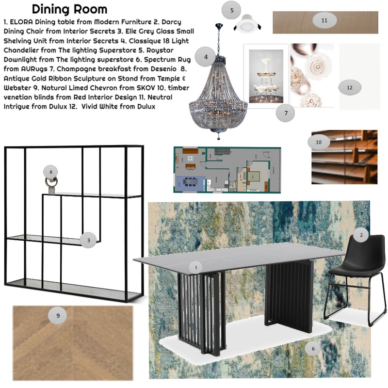 Dinning room Mood Board by Harry Tran on Style Sourcebook