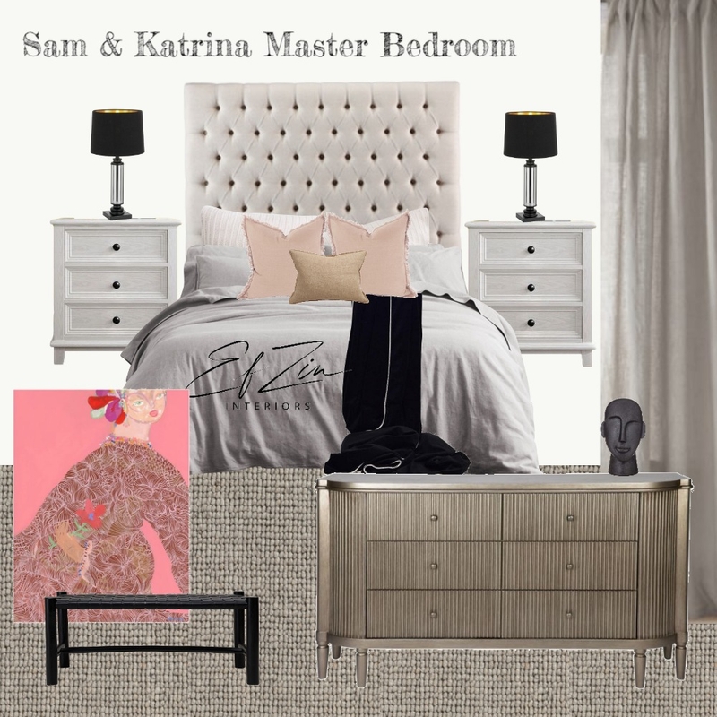 Sam & Katrina Master Bedroom 2 Mood Board by EF ZIN Interiors on Style Sourcebook