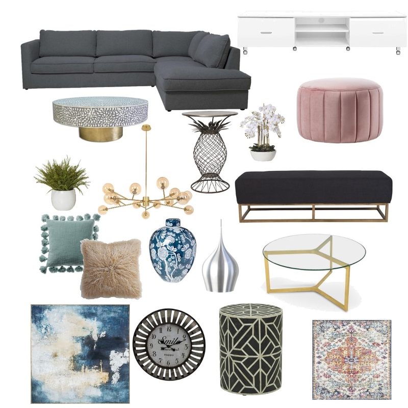 Living Room Mood Board by Nusrat Jahan on Style Sourcebook