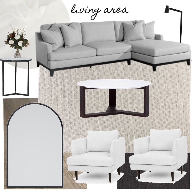 Living Area Mood Board by hafsaah on Style Sourcebook