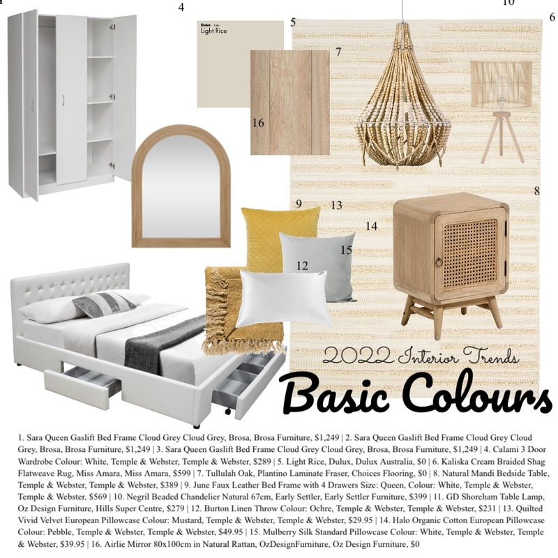 Basic Colour Trends Board Mood Board by Gabbi_1762 on Style Sourcebook