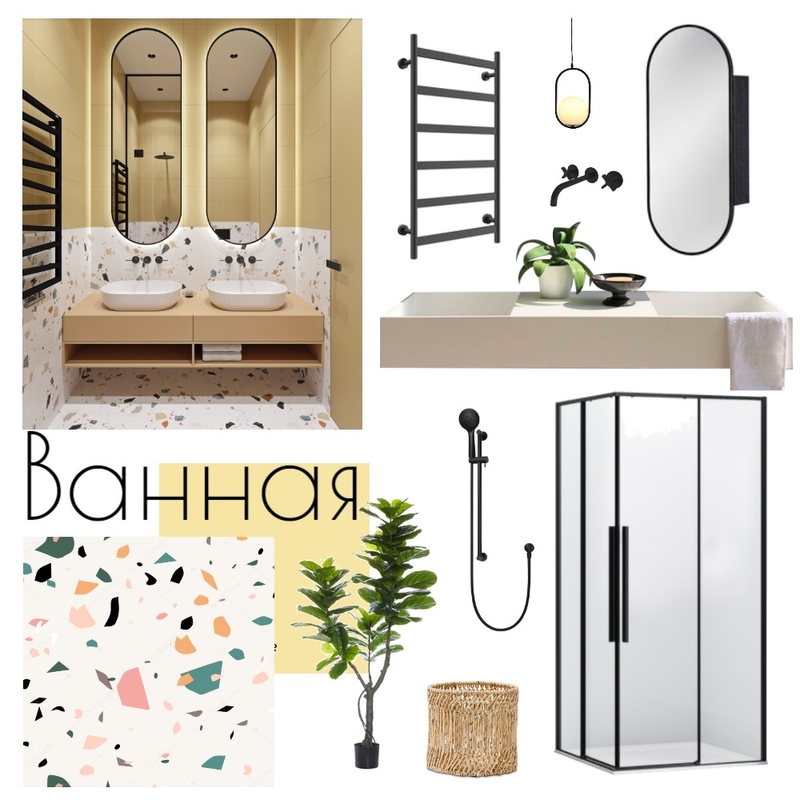 ванная Mood Board by Наталья Плешкова on Style Sourcebook