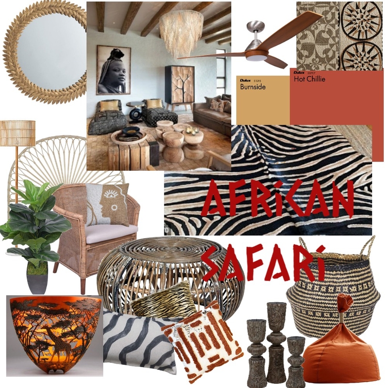 african safari Mood Board by Mel Williams on Style Sourcebook