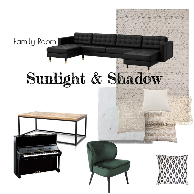 Family Room Mood Board by LittleLeah on Style Sourcebook