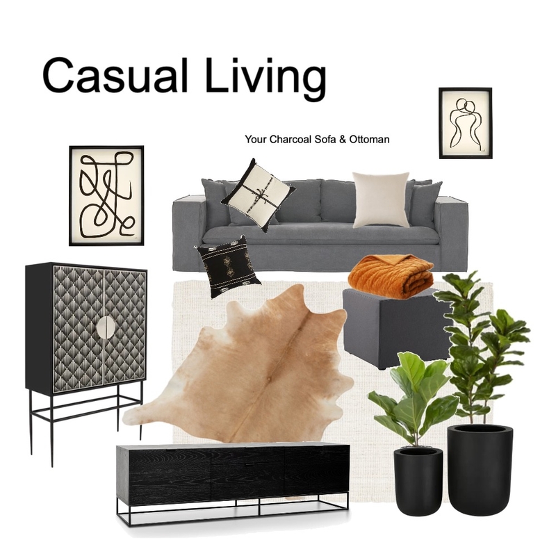 Casual Living Room Mood Board by Suzanne Ladkin on Style Sourcebook