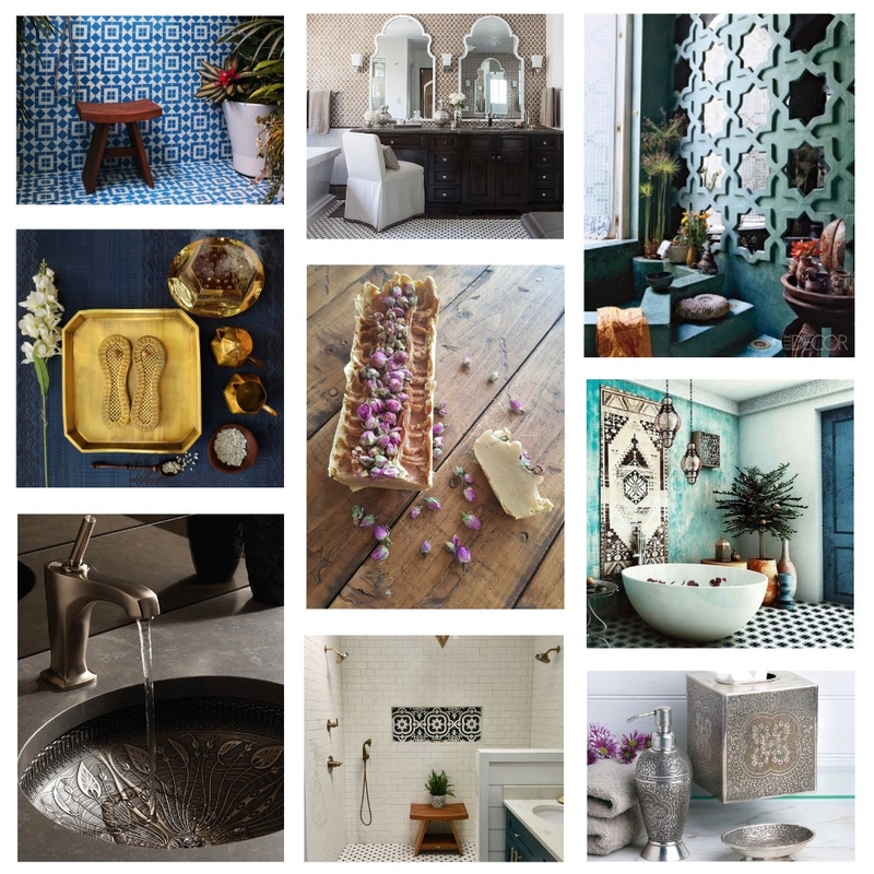 Moroccan Style Bathroom Mood Board by MUNZ on Style Sourcebook