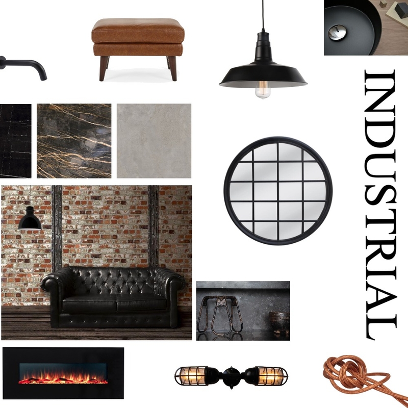 Industrial Mood Board by louisejeannebrown on Style Sourcebook
