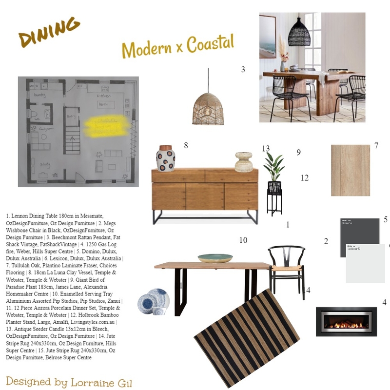 Dining Room Mood Board by Lozagil on Style Sourcebook