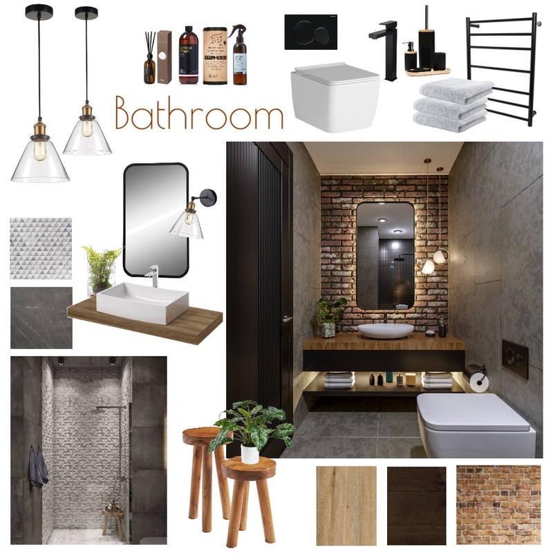 Ванная комната Mood Board by Evgenia on Style Sourcebook