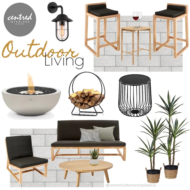 Outdoor Living Mood Board by Centred Interiors on Style Sourcebook